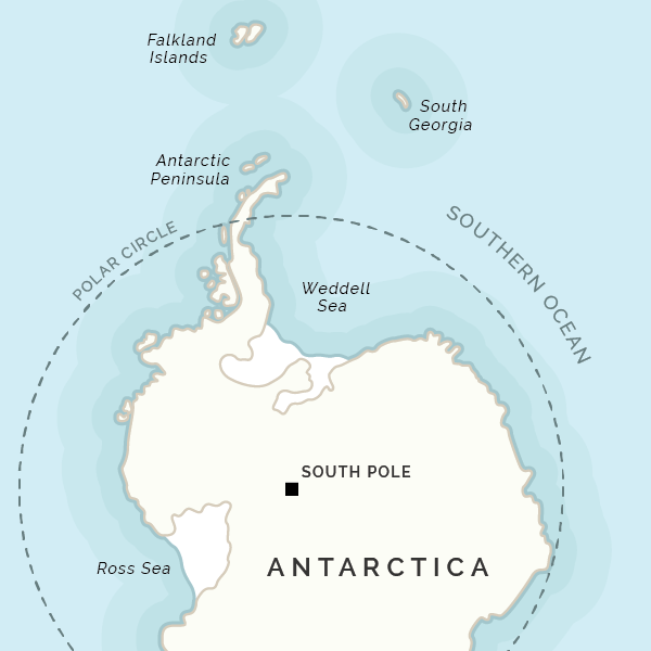 Map of Antarctica