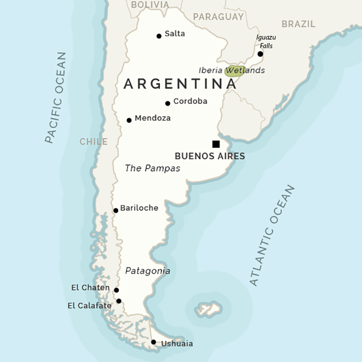 Map of Argentina
