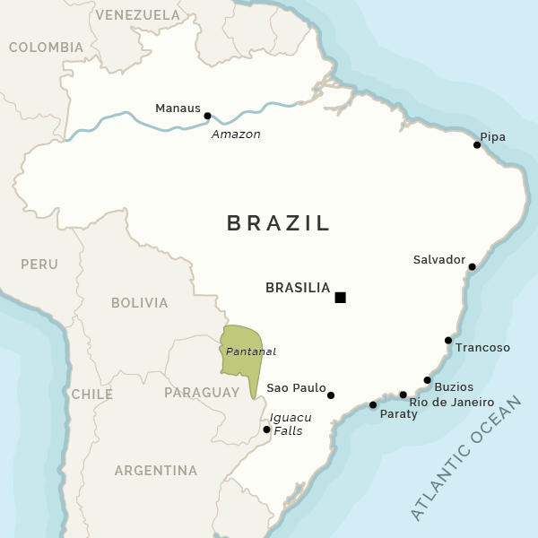 Map of Brazil