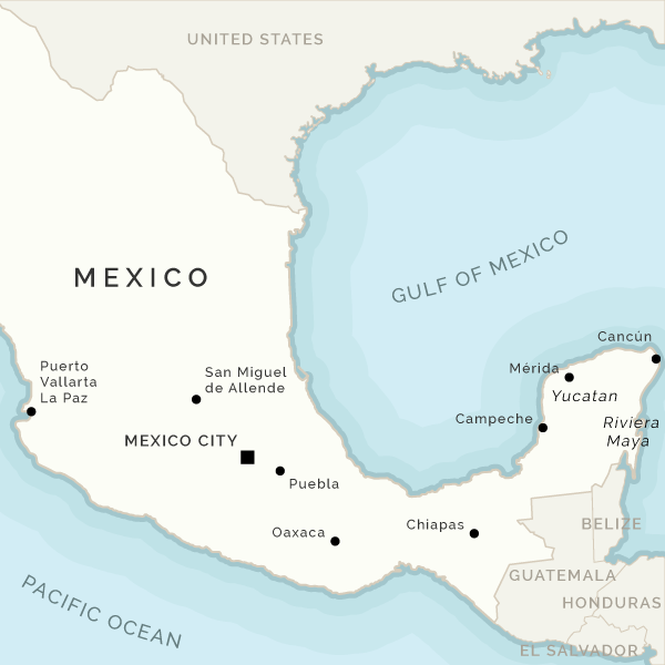 Map of Mexico